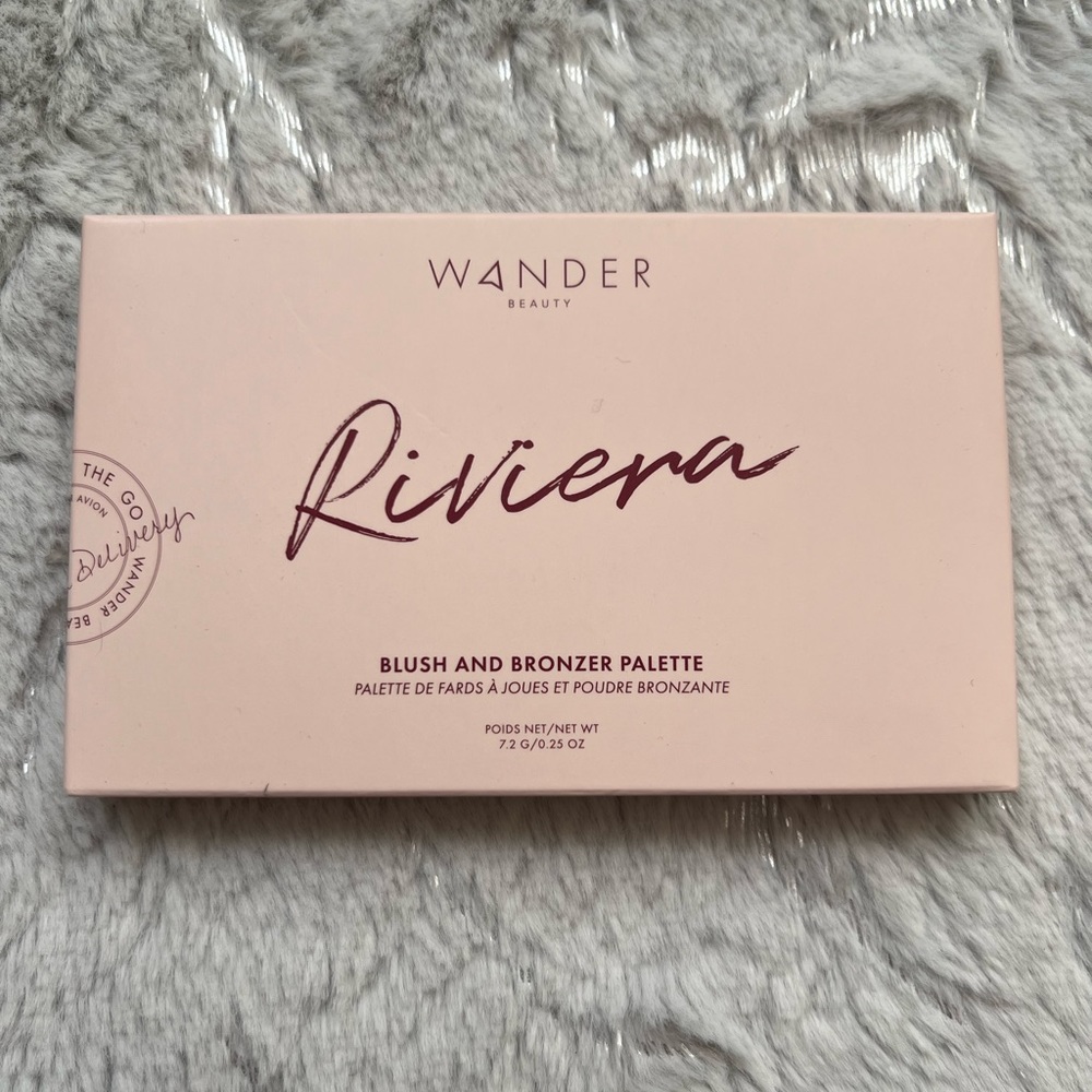 Wander Riviera Blush and Bronzer Palette new sealed